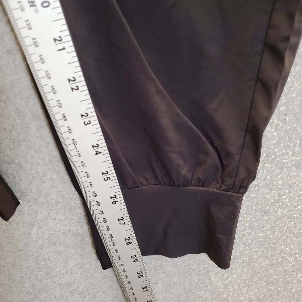 Nike‎ Women Activewear Pants XL Black Woven Bliss Skinny Jogger Logo Dri Fit